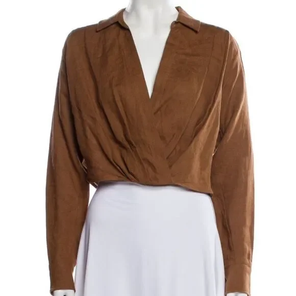 Marissa Webb Linen Top - Picture 1 of 3